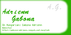 adrienn gabona business card
